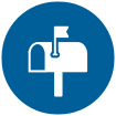 icon to donate by mail